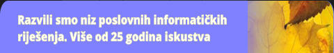 Razvili smo niz poslovnih informatičkih riješenja. Više od 25 godina iskustva